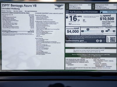 2025 Bentley Bentayga Azure V8