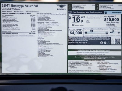 2025 Bentley Bentayga Azure V8