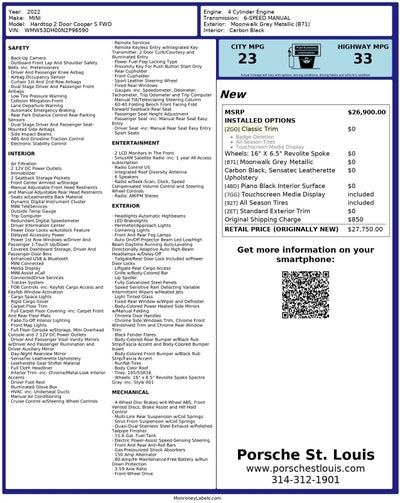 2022 MINI Cooper S Base