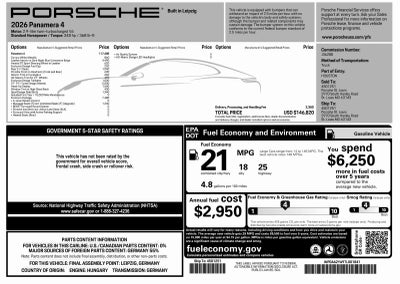 2026 Porsche Panamera 4