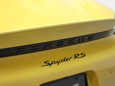 2025 Porsche 718 718 Spyder RS