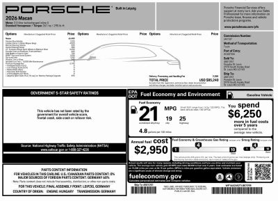 2026 Porsche Macan Macan