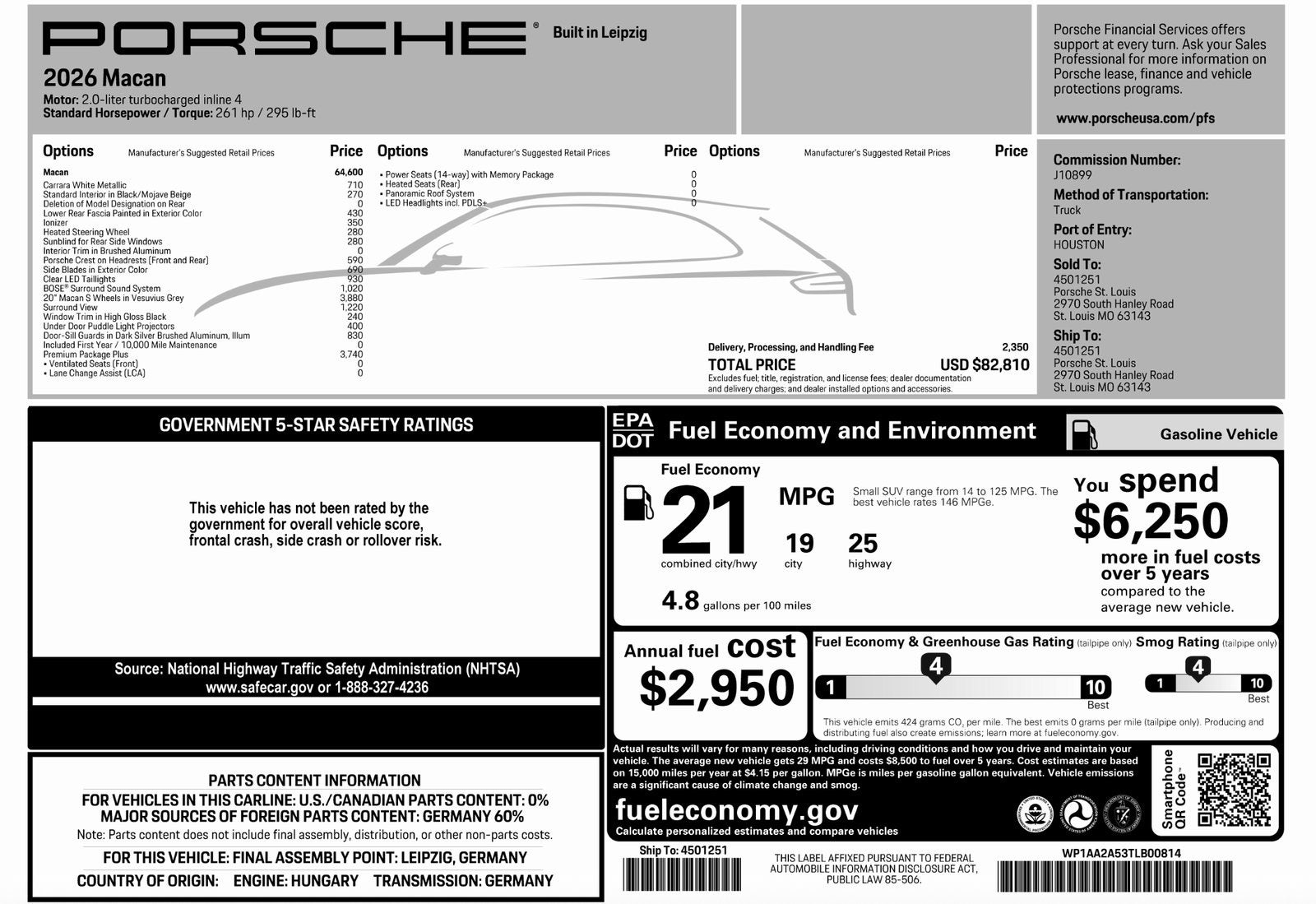 2026 Porsche Macan Macan