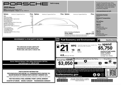 2025 Porsche Macan Macan