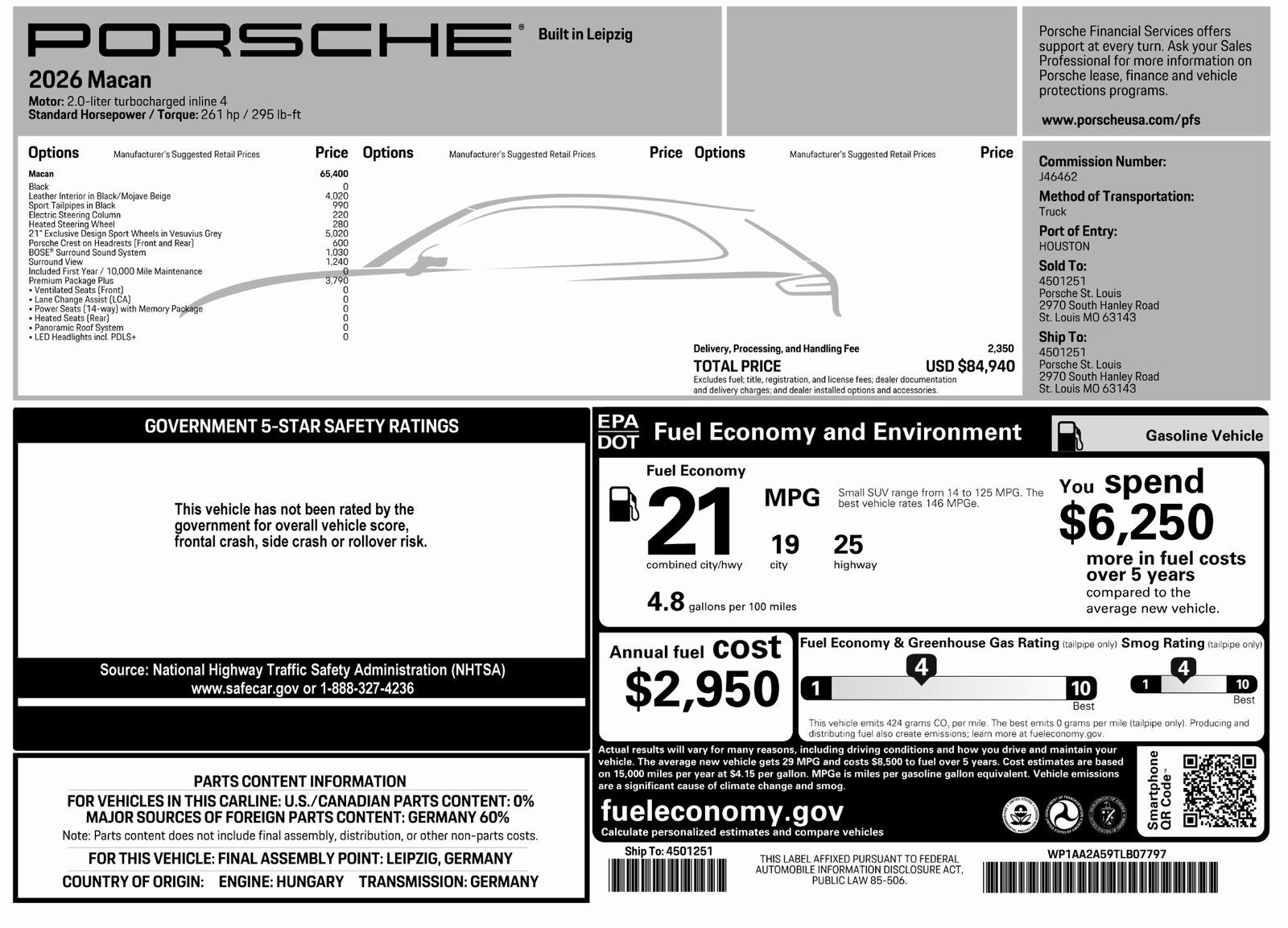 2026 Porsche Macan Macan