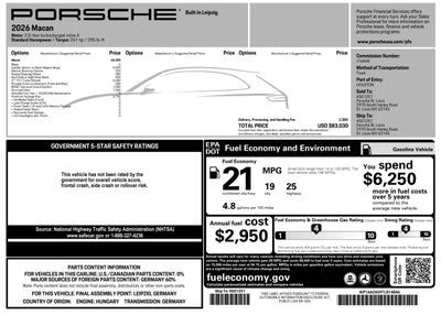 2026 Porsche Macan Macan