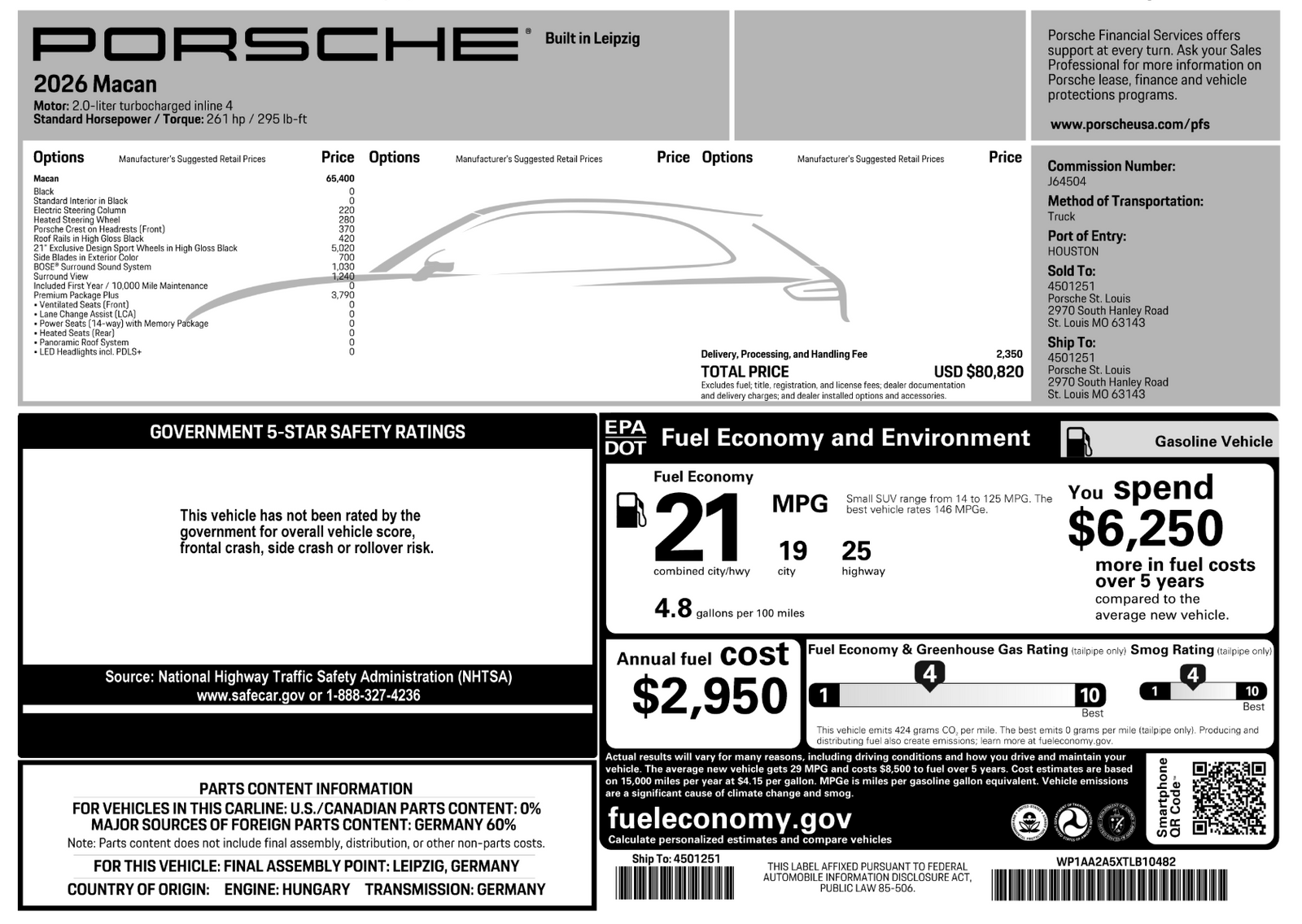 2026 Porsche Macan Base
