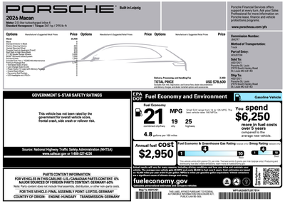 2026 Porsche Macan Macan
