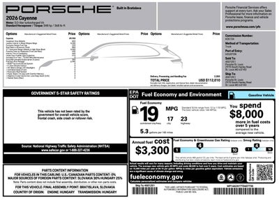 2026 Porsche Cayenne Cayenne