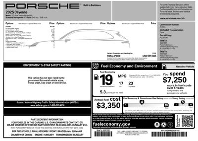 2025 Porsche Cayenne Base