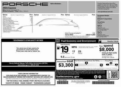 2026 Porsche Cayenne Cayenne