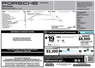 2026 Porsche Cayenne Cayenne