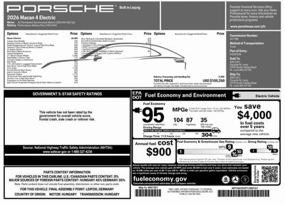 2026 Porsche Macan Macan 4 Electric