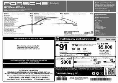 2025 Porsche Macan Macan 4S Electric