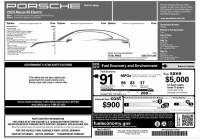2025 Porsche Macan Macan 4S Electric