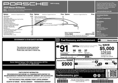 2025 Porsche Macan Macan 4S Electric