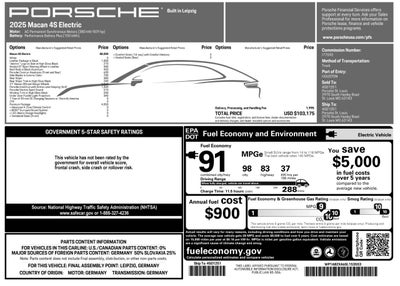 2025 Porsche Macan Macan 4S Electric