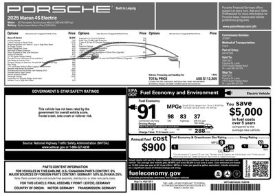 2025 Porsche Macan Macan 4S Electric