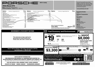 2026 Porsche Macan Macan GTS