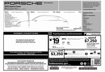 2025 Porsche Cayenne Cayenne Coupe
