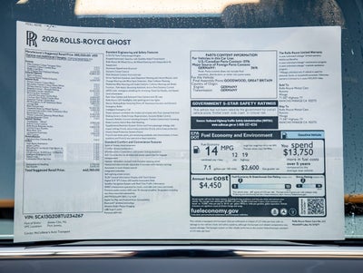 2026 Rolls-Royce Ghost 