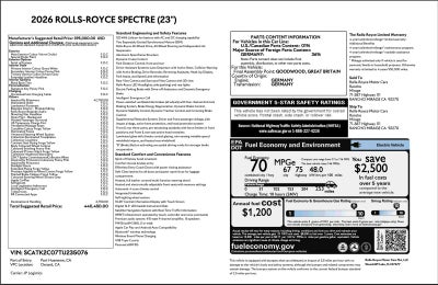 2026 Rolls-Royce Spectre 