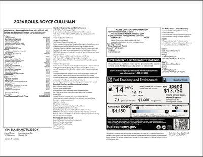 2026 Rolls-Royce Cullinan 