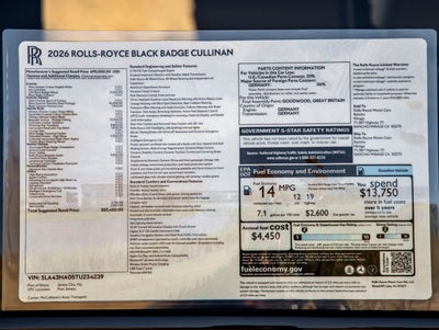 2026 Rolls-Royce Black Badge Cullinan