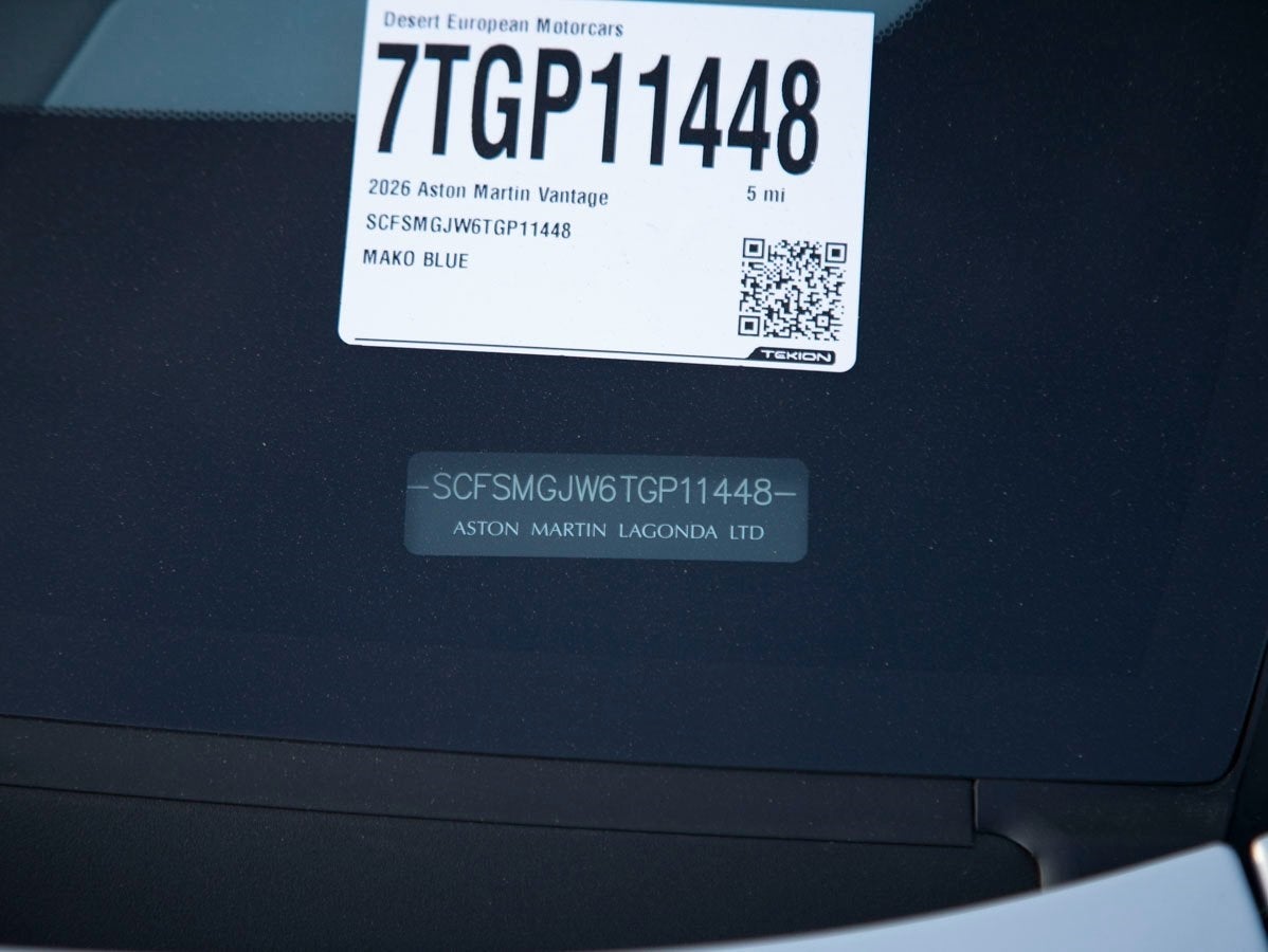 2026 Aston Martin Vantage Roadster