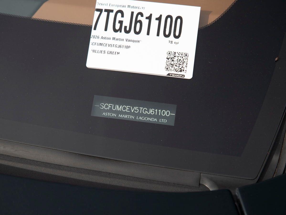 2026 Aston Martin Vanquish V12