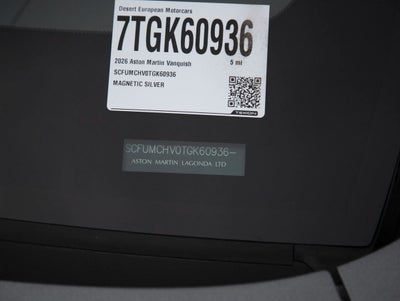 2026 Aston Martin Vanquish Volante