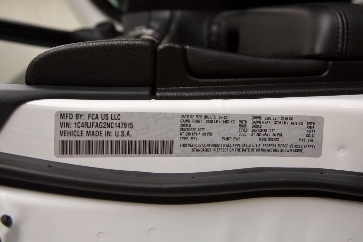 2022 Jeep Grand Cherokee WK Laredo X