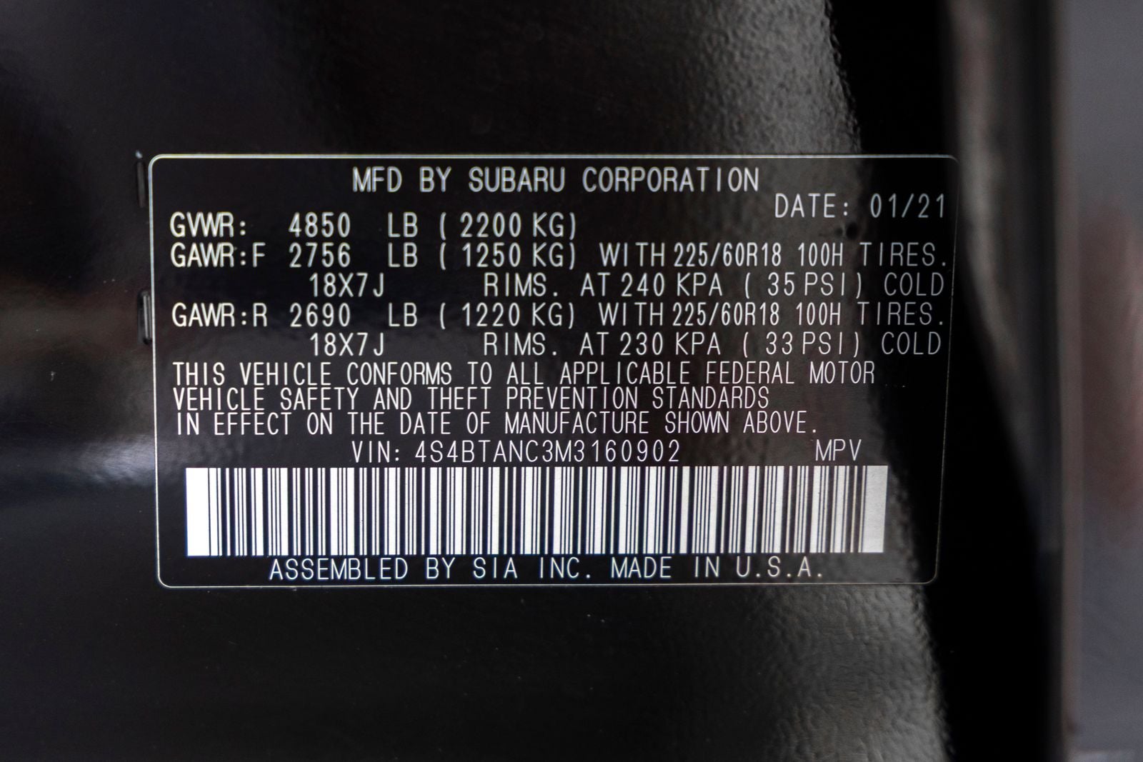 2021 Subaru Outback Limited