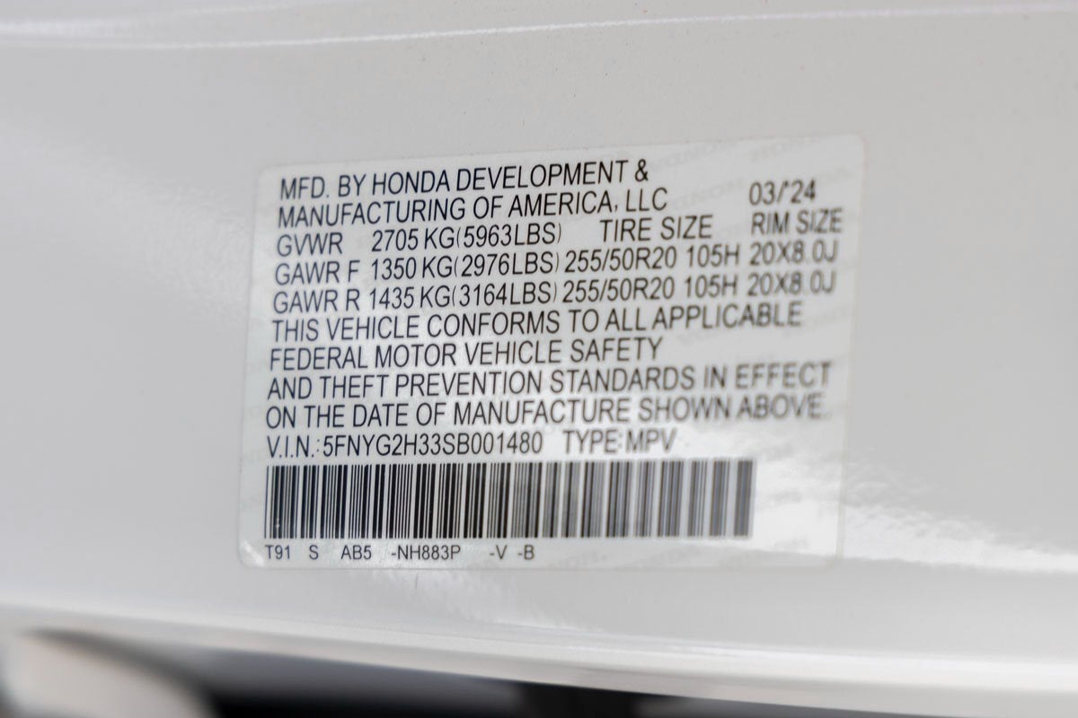 2025 Honda Pilot Sport