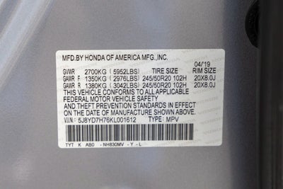 2019 Acura MDX Sport Hybrid 3.0L SH-AWD w/Advance Package