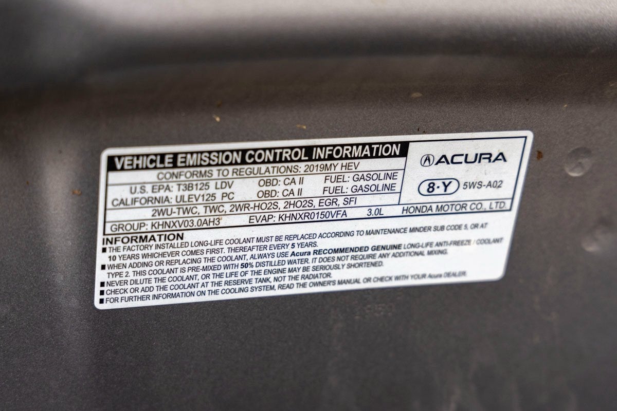 2019 Acura MDX Sport Hybrid 3.0L SH-AWD w/Advance Package