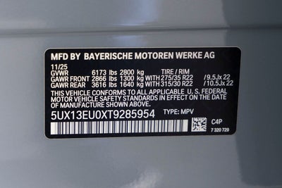 2026 BMW X5 sDrive40i