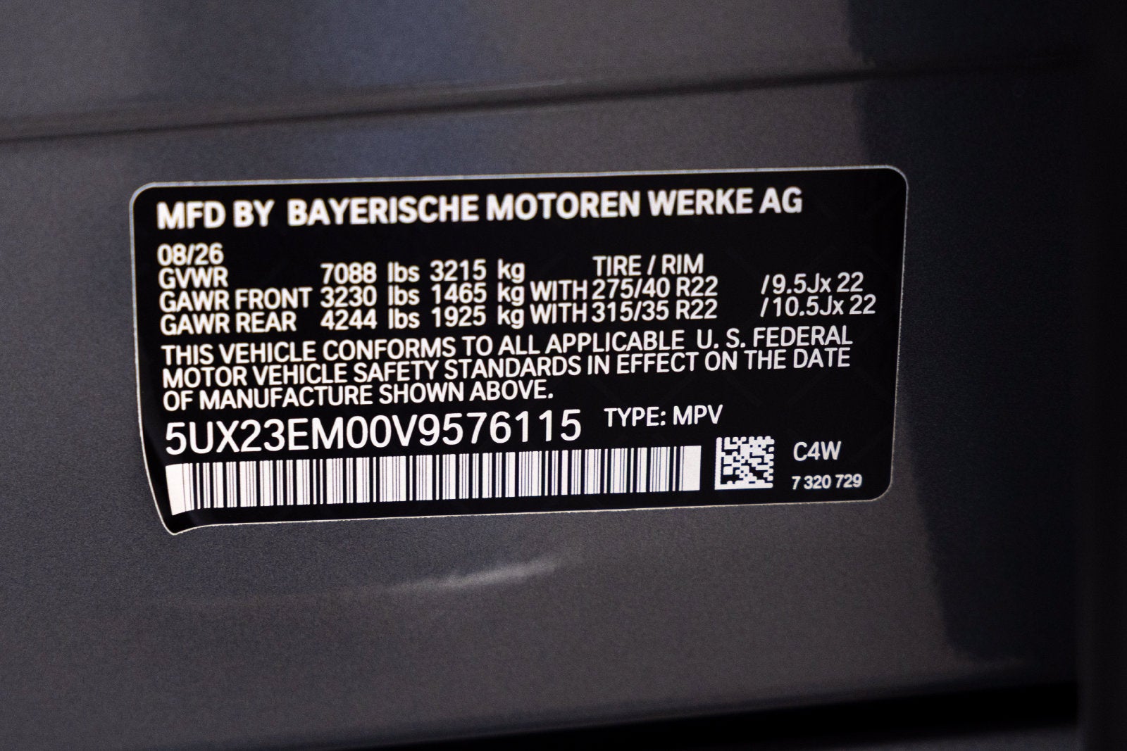 2027 BMW X7 Base