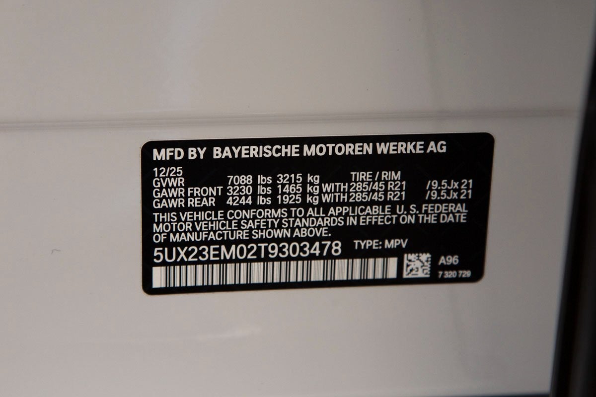 2026 BMW X7 xDrive40i