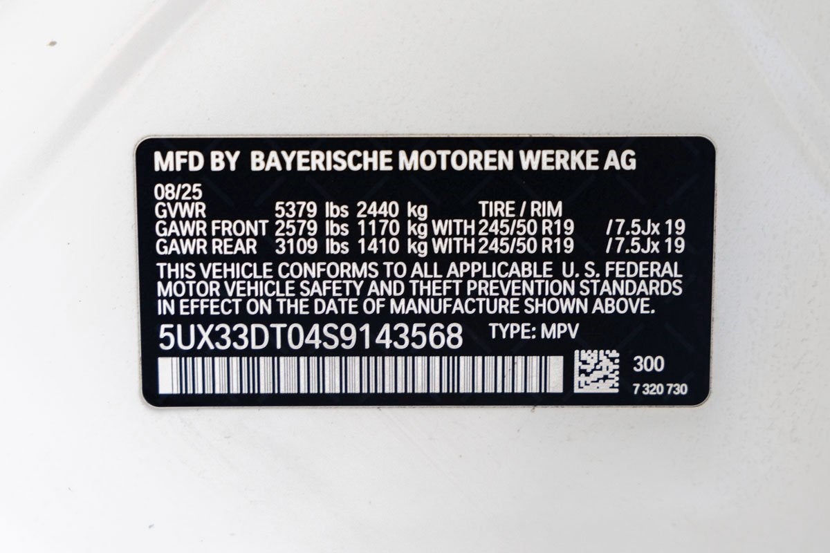 2025 BMW X4 xDrive xDrive30i