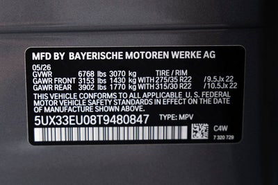 2026 BMW X5 M60i