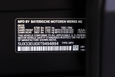 2026 BMW X5 M60i