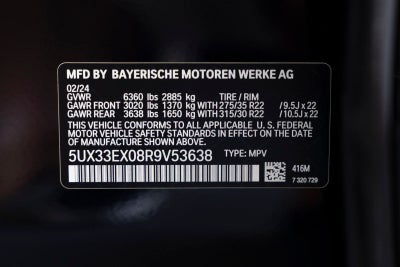 2024 BMW X6 xDrive40i