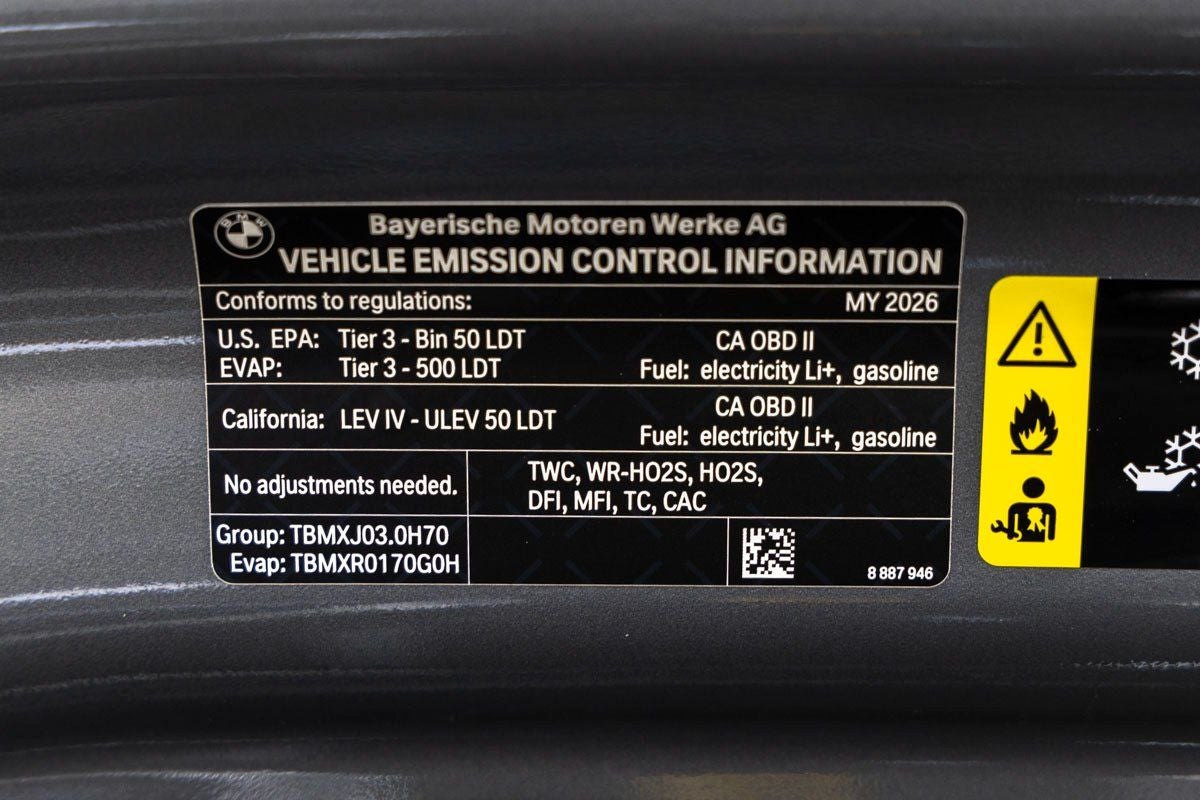 2026 BMW X5 xDrive50e