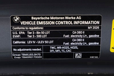 2026 BMW X5 xDrive50e