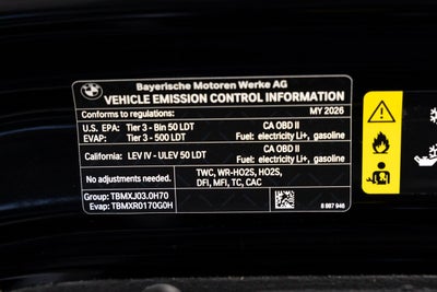 2026 BMW X5 xDrive50e