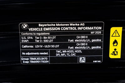 2026 BMW X5 xDrive50e