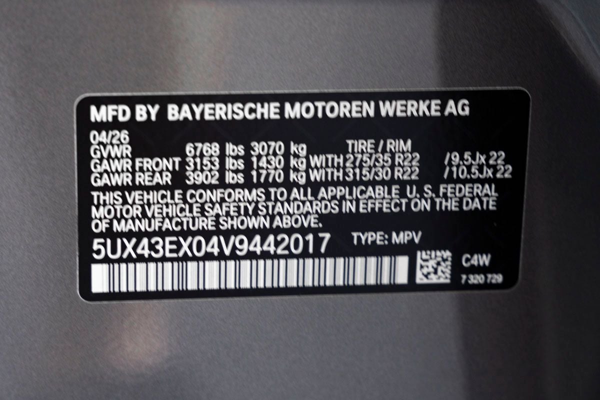 2027 BMW X6 M60i
