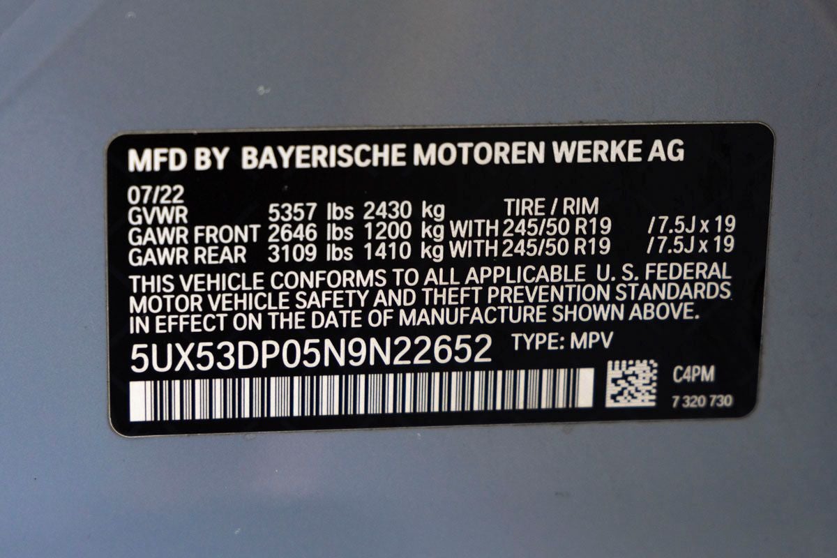 2022 BMW X3 xDrive30i