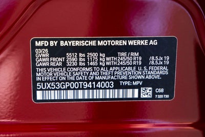 2026 BMW X3 30 xDrive